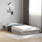vidaXL Κρεβάτι δαπέδου Γκρι Σκυροδέματος 80 x 200 cm