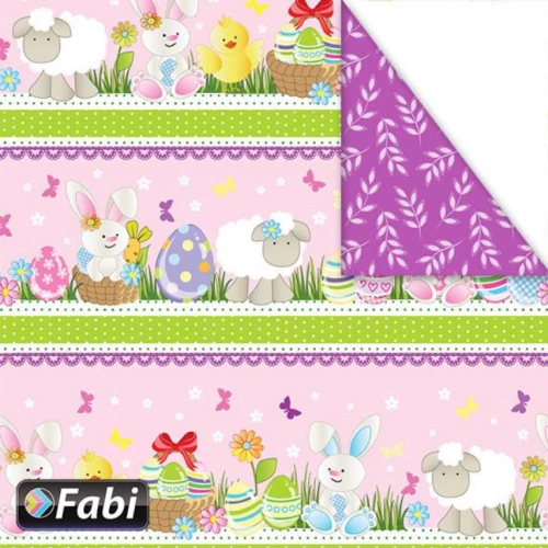 Χαρτόνι Fabi 50x70εκ Πάσχα Pink Bunny 1455051