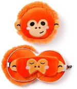 Μαξιλάρι Και Μάσκα Ταξιδιού Puckator Relaxeazzz Orangutan  CUSH316