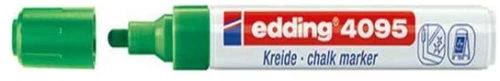 Μαρκαδόρος Υγρής Κιμωλίας Edding 4095 2-3mm Πράσινο