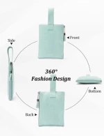 Γυναικείο Τσαντάκι Χειρός Wristlet Pouch 527637-Τιρκουάζ