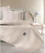 Σετ Κουβερλί Ημίδιπλο 2 Τεμαχίων Guy Laroche Vera Natural 180x240