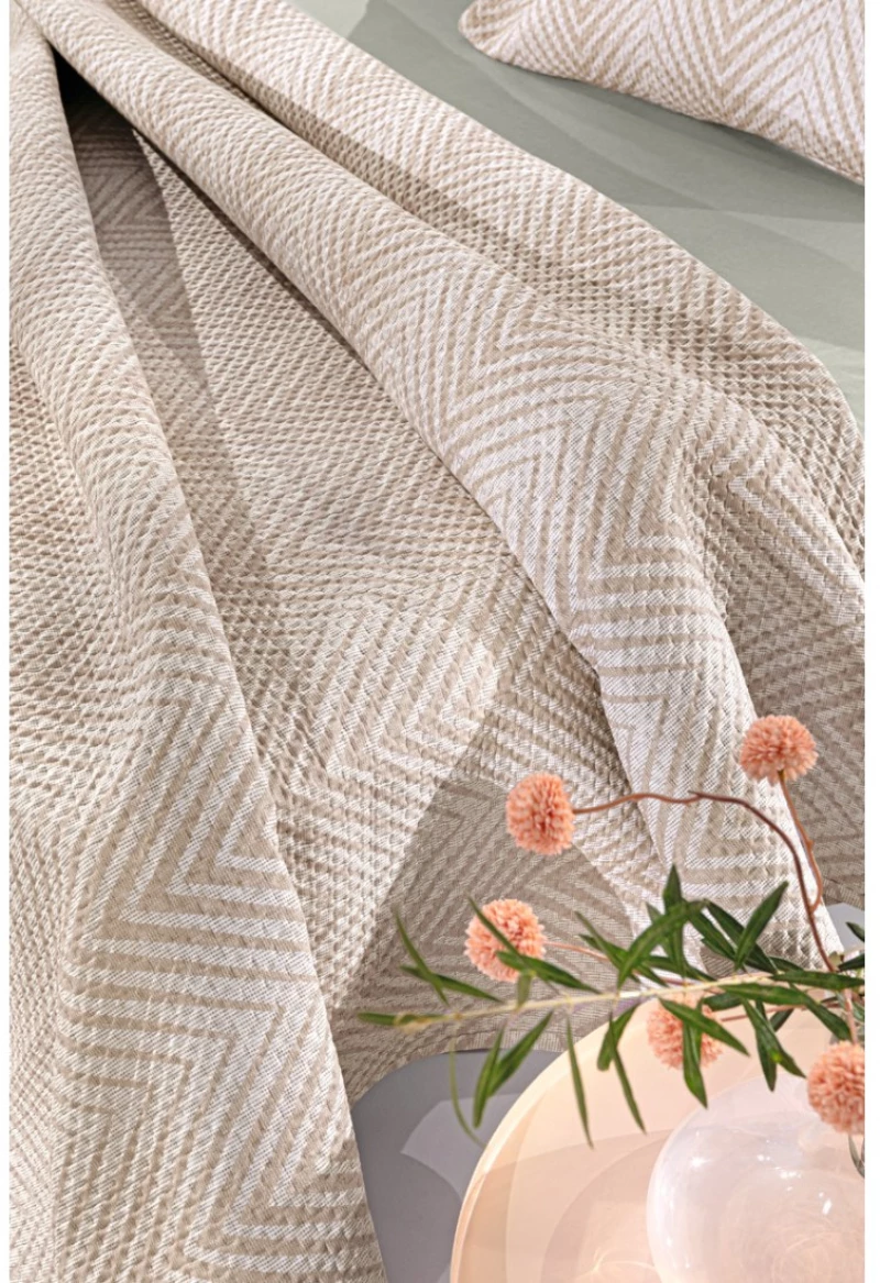 Σετ Κουβερλί Ημίδιπλο 2 Τεμαχίων Guy Laroche Vera Natural 180x240