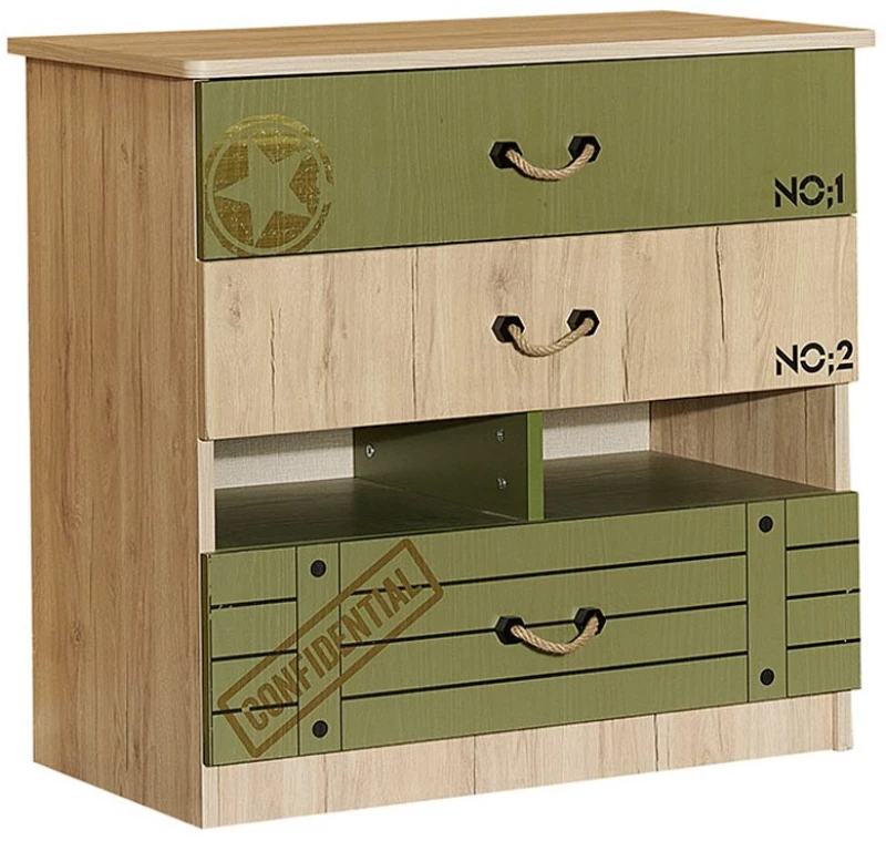 Montessori Συρταριέρα Bebe Stars Soldier 480-16