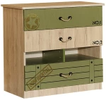 Montessori Συρταριέρα Bebe Stars Soldier 480-16