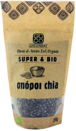 Greenbay Super & Bio Βιολογικοί Σπόροι Chia 250gr