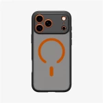 Spigen Θήκη Ultra Hybrid Mag MagSafe iPhone 17 Pro Max Frost Black/Orange