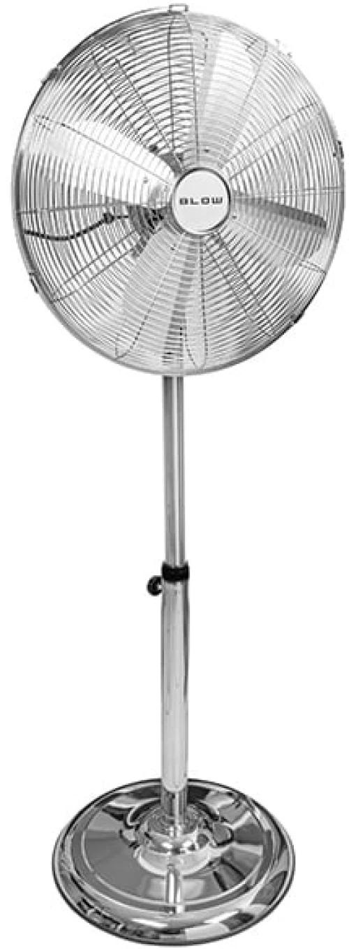 BLOW DM-44-655 Ανεμιστήρας δαπέδου 16"/41cm 60W  μεταλλικός ασημί