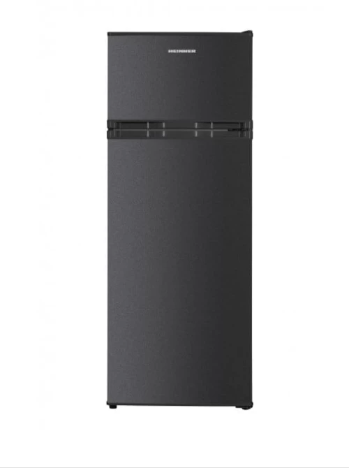 Heinner HF-H2206DGE++ Ψυγείο Δίπορτο 206lt Υ143xΠ54.5xΒ55.5εκ. ανάγλυφο ανθρακί