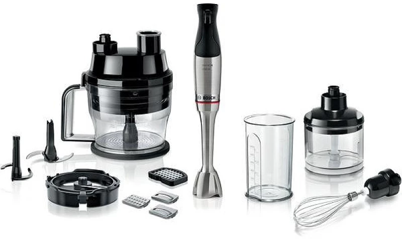 Bosch MSM6M8X1 Serie 6 Ραβδομπλέντερ με Ανοξείδωτη Ράβδο 1200W Μαύρο