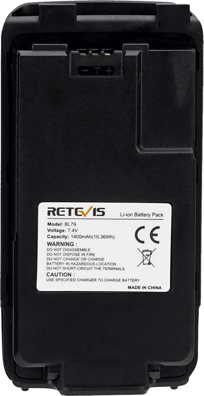 ΜΠΑΤΑΡΙΑ RETEVIS για RA79, 1400mAh , 7.4v, Original Rechargeable Li-ion Battery