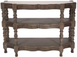ΚΟΝΣΟΛΑ  ΔΡΥΙΝΗ ΓΚΡΙ ΑΝΤΙΚΕ 113X45X82cm