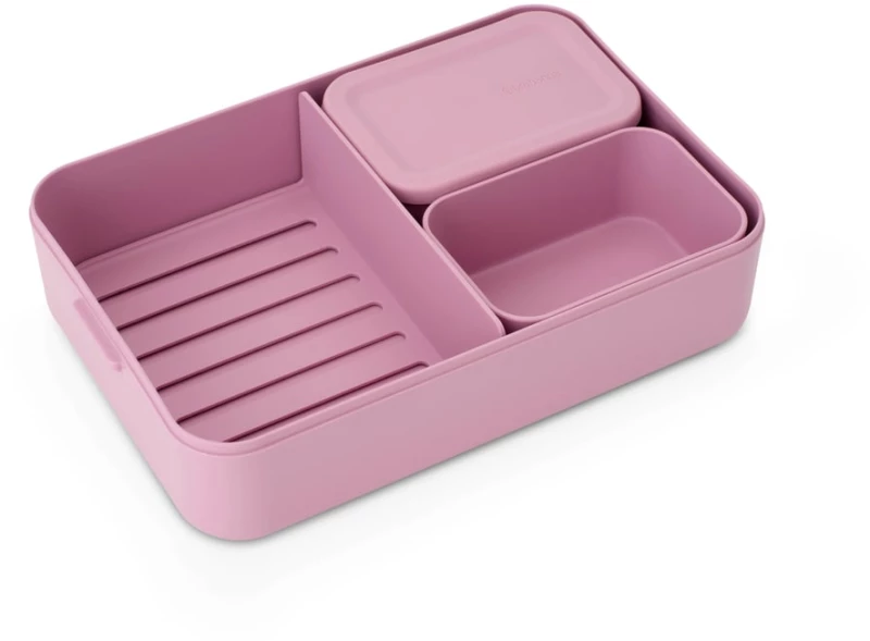Brabantia 1010414 Δοχείο φαγητού Make&Take 2L, Lilac Pink