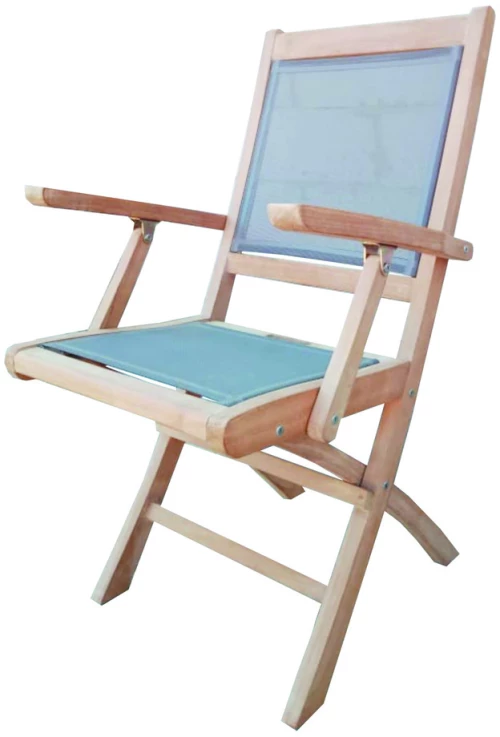 ELSA Πολυθρόνα Πτυσσόμενη Teak 61x55x93cm