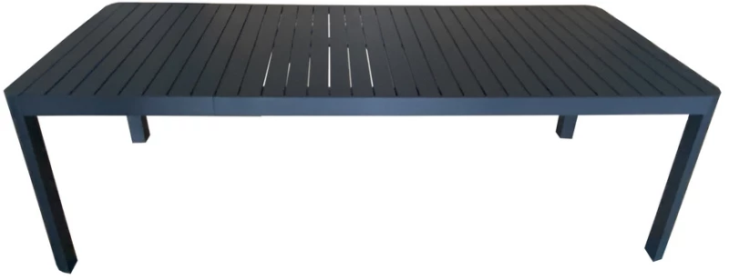 LAYO ΤΡΑΠΕΖΙ ΑΛΟΥΜΙΝΙΟΥ ΑΝΘΡΑΚΙ 180/240Χ100Χ75cm