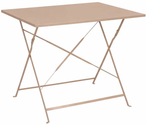 MAYO ΤΡΑΠΕΖΙ ΠΤΥΣΣΟΜΕΝΟ TAUPE 110x70χ72cm