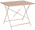 MAYO ΤΡΑΠΕΖΙ ΠΤΥΣΣΟΜΕΝΟ TAUPE 110x70χ72cm