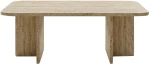 Τραπεζάκι σαλονιού Hillary χρώμα travertine 100x60x41,8εκ.