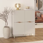 Μπουφές Marquise χρώμα sandstone 98x40x120εκ.