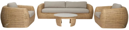 ARCATA ΣΕΤ ΣΑΛΟΝΙ 4ΤΜΧ  RATTAN