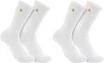 Κάλτσες Force™ Midweight Crew Sock 2 Τεμάχια Λευκές Carhartt SC2252-WHT