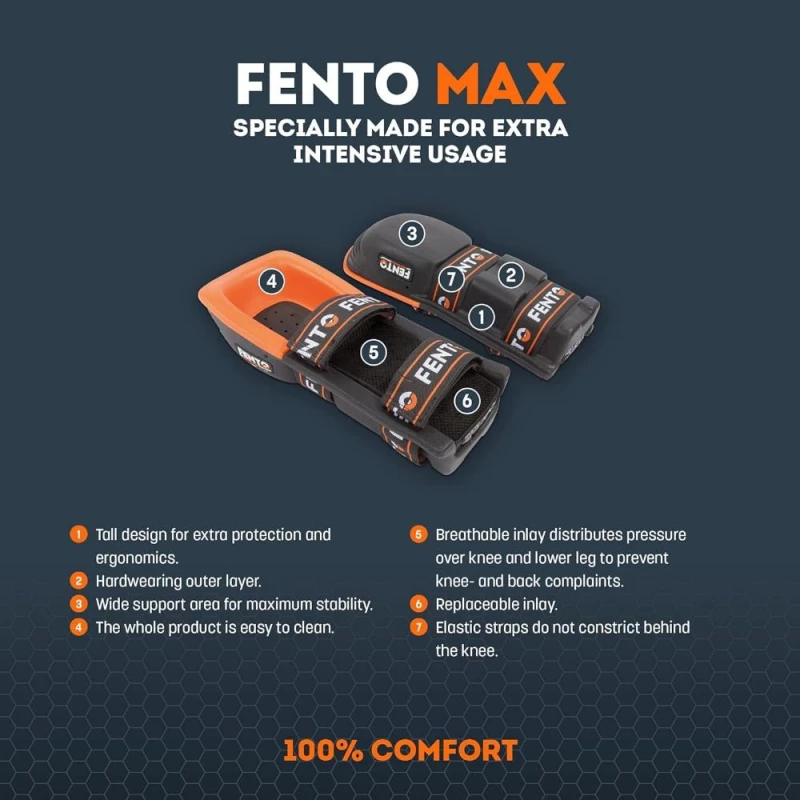 Επιγονατίδες Εργασίας Fento Max 80440