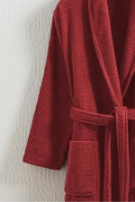 Stewehome Μπουρνούζι unisex με γιακά σάλι από 100% βαμβάκι (L)