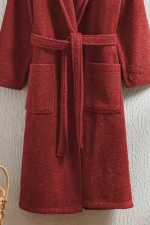 Stewehome Μπουρνούζι unisex με γιακά σάλι από 100% βαμβάκι (L)
