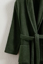 Stewehome Μπουρνούζι unisex με γιακά σάλι από 100% βαμβάκι (XL)