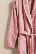 Stewehome Μπουρνούζι unisex με γιακά σάλι από 100% βαμβάκι (L)