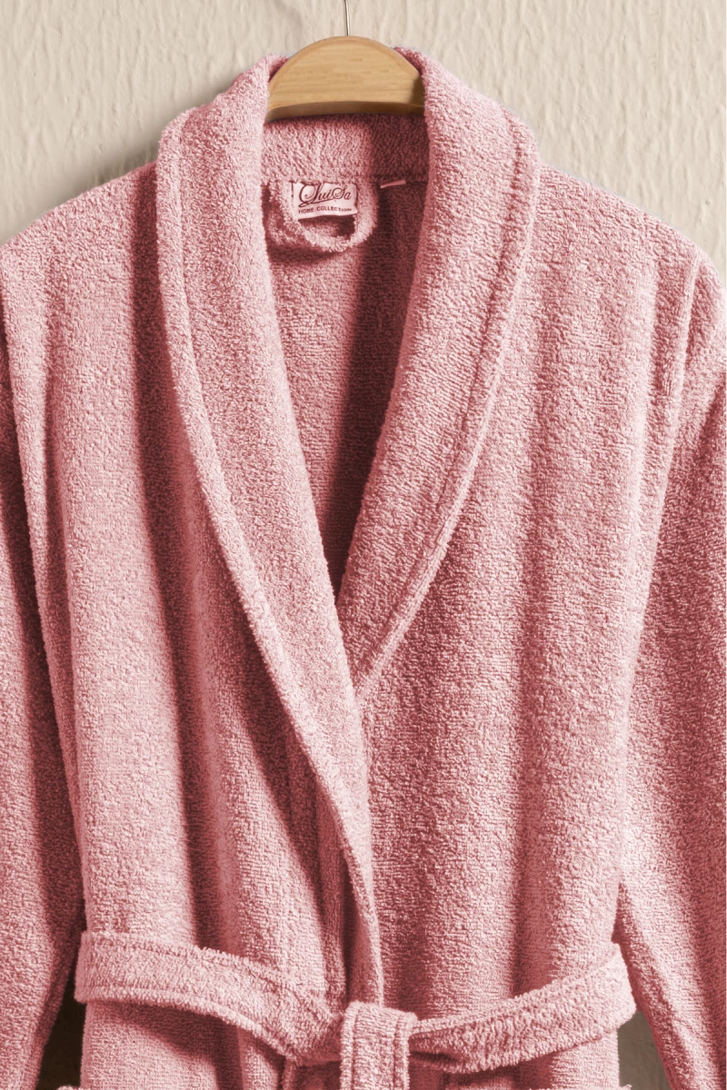Stewehome Μπουρνούζι unisex με γιακά σάλι από 100% βαμβάκι (L)