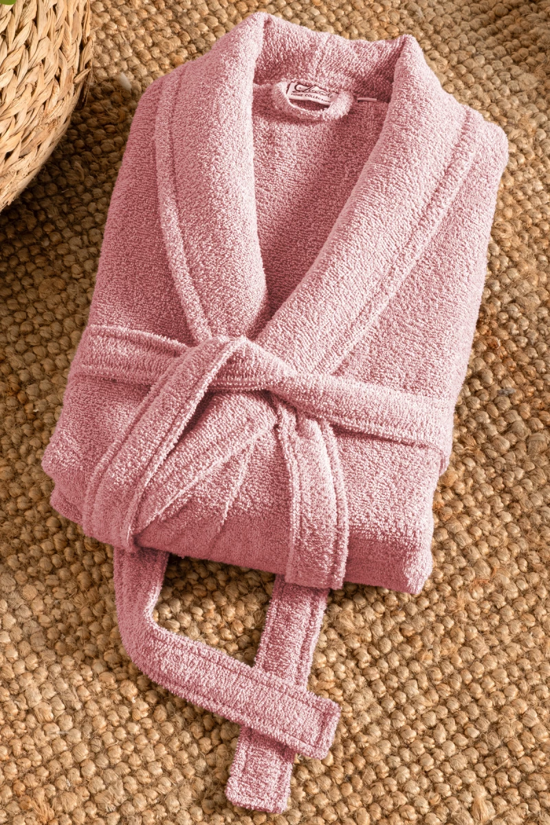 Stewehome Μπουρνούζι unisex με γιακά σάλι από 100% βαμβάκι (L)