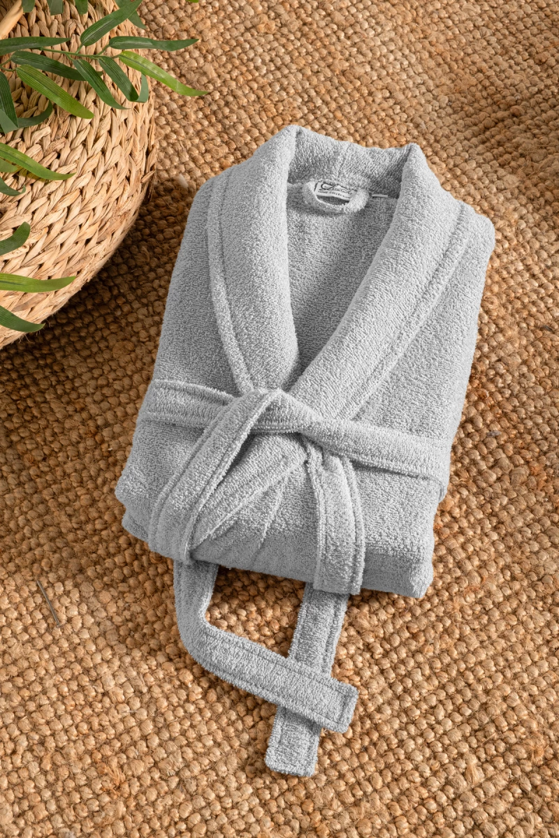 Stewehome Μπουρνούζι unisex με γιακά σάλι από 100% βαμβάκι (2XL)
