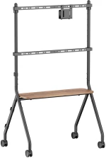 BRATECK βάση τηλεόρασης δαπέδου FS66-46F-01, 37-86", έως 80kg, με ράφι & ροδάκια