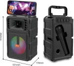 Φορητό ηχείο subwoofer με μικρόφωνο Karaoke - ZQS14017 - 160132