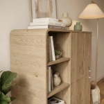 Μπουφές Colia Megapap χρώμα sepet oak 85x44x120,4εκ.