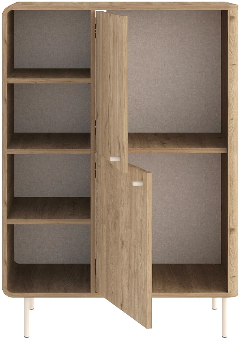 Μπουφές Colia Megapap χρώμα sepet oak 85x44x120,4εκ.
