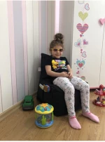 Stewehome Παιδική πολυθρόνα αχλάδι για ηλικίες 1 έως 8 ετών 35x40x60 cm