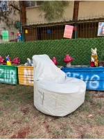 Stewehome μοντέρνος κλασικός καρέκλα αχλάδι υφασμάτινη 40x60x70 cm