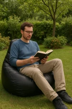 Stewehome Δερμάτινη πολυθρόνα αχλάδι
