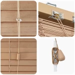 vidaXL Βενετσιάνικη Σκίαση Όψη Δρύς 150 x 130 εκ 35 mm