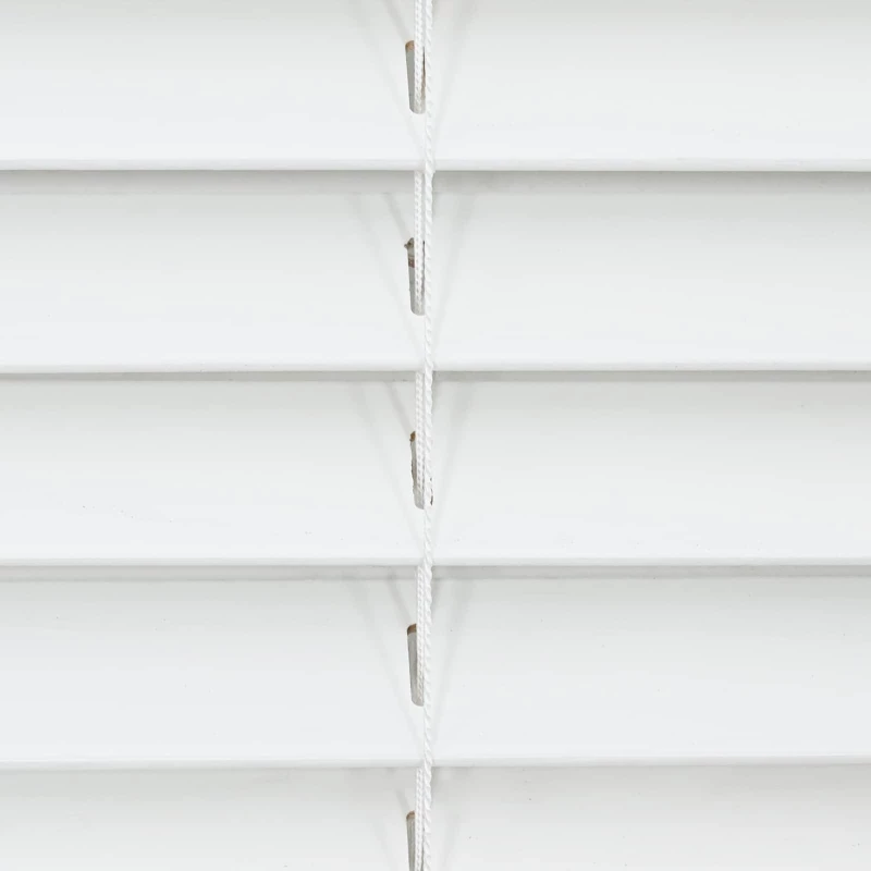 vidaXL Βενετσιάνικη Σκίαση Λευκό 125 x 250 cm 35 mm