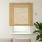 vidaXL Ρόλερ (στόρι) Φυσικό 140 x 160 cm Μπαμπού