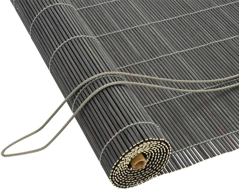 vidaXL Ρόλερ (στόρι) Γκρι 150 x 220 cm Μπαμπού