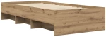 vidaXL Σκελετός Κρεβατιού Artisian Δρυς 80 x 200 cm Επεξεργασμένο Ξύλο