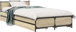 vidaXL Κρεβάτι με Κεφαλάρι Sonoma Δρυς 80 x 200 cm Επεξεργασμένο Ξύλο