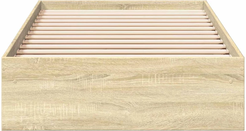 vidaXL Σκελετός κρεβατιού με αποθήκευση Sonoma Δρυς 80 x 200 cm