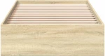 vidaXL Σκελετός κρεβατιού με αποθήκευση Sonoma Δρυς 80 x 200 cm