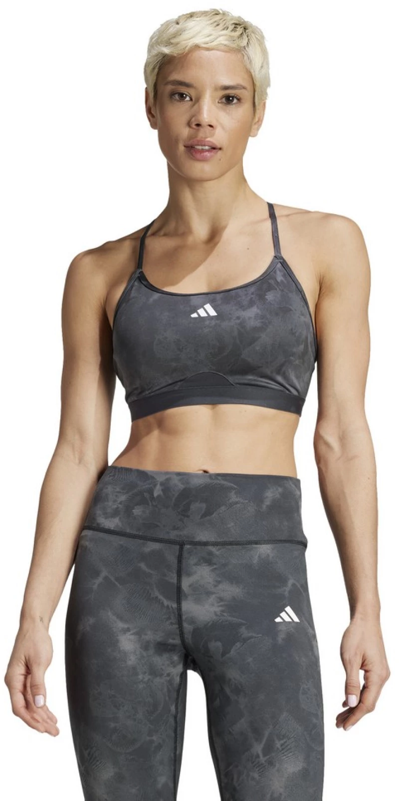 adidas AER LS AOP BRA IN4304 ADIDAS Γκρι