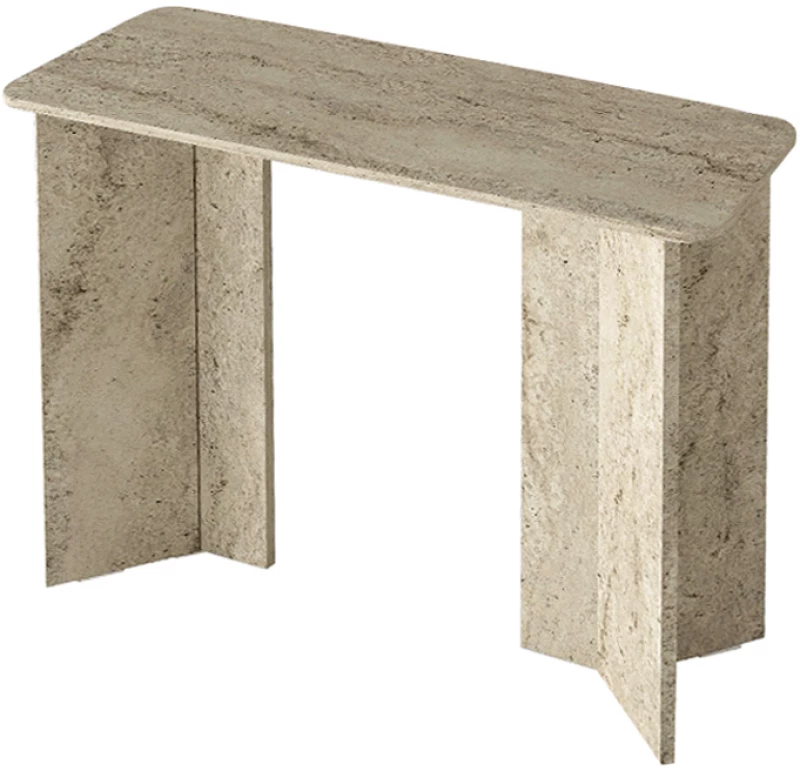 Κονσόλα Mara Megapap χρώμα travertine 90x29,6x91,8εκ.